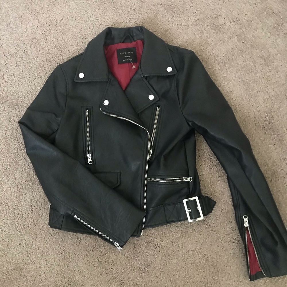 Forever 21 Leather Jacket size M